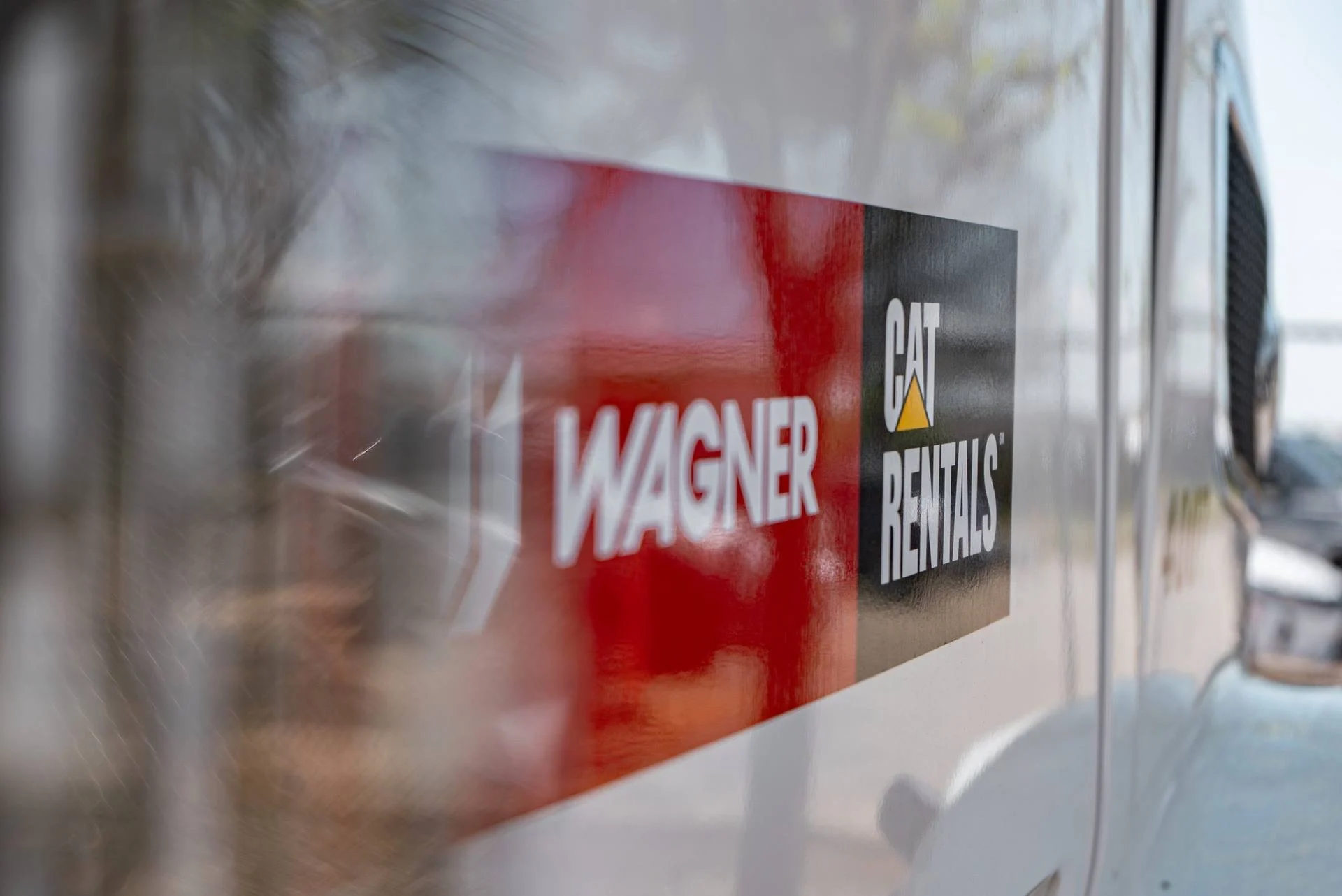 A Wagner Cat Rentals truck